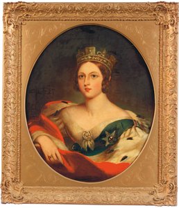 Kuningatar Victorian muotokuva tekijältä Franz Xaver Winterhalter
