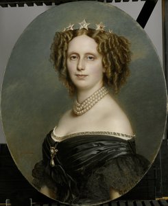 Württembergin prinsessan Sophia Frederika Mathildan (1818-77) muotokuva tekijältä Franz Xaver Winterhalter