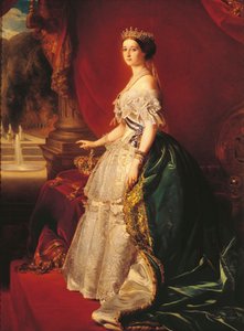 Keisarinna Eugenie, n. 1852 (öljy kankaalle) tekijältä Franz Xaver Winterhalter