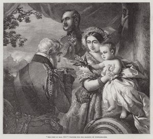 Ensimmäinen toukokuu 1851, maalattu Hänen Majesteettilleen tekijältä Franz Xaver Winterhalter