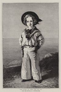 Kuningas kuusivuotiaana tekijältä Franz Xaver Winterhalter
