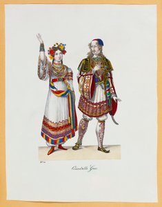 Kokoelma upeita pukupukuja, 1827 tekijältä Franz Xavier Nachtmann