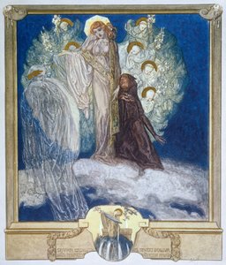 Kuvitus Danten jumalallisesta komediasta, Kiirastule, Canto XXX, 1921 (wc paperilla)