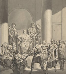 Roomalaisten hahmojen kokoonpano, Collinin näytelmä Regulus, 1800-luku. tekijältä Franz von Hauslab