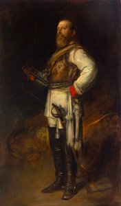 Preussin kruununprinssi Friedrich Wilhelm Saksan keisarina Friedrich III:na tekijältä Franz von Lenbach