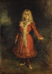 Marion Lenbach 1892-1947, taiteilijoiden tytär, 1900.