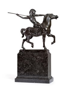 Amazon hevosen selässä, tekijältä Franz von Stuck
