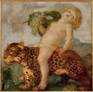 Bacchusknabe auf einem Panther tekijältä Franz von Stuck