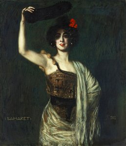 Tanssijatar Saharet tekijältä Franz von Stuck