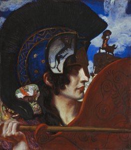 Taistelee Amazonia vastaan tekijältä Franz von Stuck