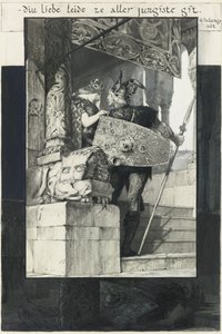 Siegfried ja Kriemhild tekijältä Franz von Stuck