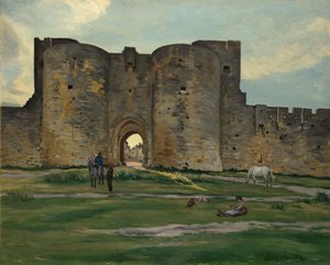 Kuningattaren portti Aigues-Mortesissa, 1867.