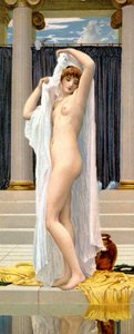 Psyken kylpyamme, n.1900 (postikortti)