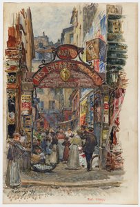 Sisäänkäynti Marché des Enfants-Rougesiin, 39, rue de Bretagne