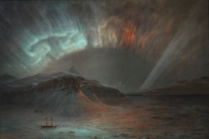 Aurora Borealis, 1865. tekijältä Frederic Edwin Church