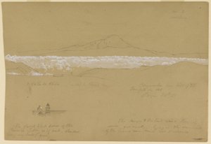 Cayambé, aamu, auringon temppelistä, Quito tekijältä Frederic Edwin Church