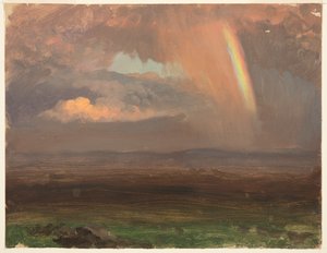 Pilvet ja sateenkaari, Jamaika tekijältä Frederic Edwin Church