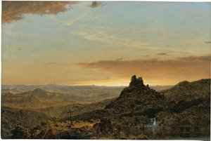 Risti erämaassa tekijältä Frederic Edwin Church