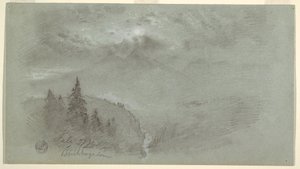 Piirros, Berchtesgaden, Baijeri, 27. heinäkuuta 1868. tekijältä Frederic Edwin Church
