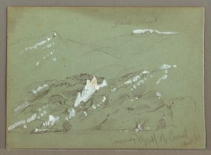 Piirros, Kefalonia, Kreikka, huhtikuu 1869. tekijältä Frederic Edwin Church