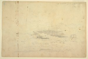 Piirros, Pilvitutkimuksia, elokuu 1844 tekijältä Frederic Edwin Church