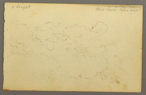 Piirros, Pilviopetus, 1844 tekijältä Frederic Edwin Church