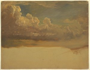 Piirros, Pilvitutkimus, maaliskuu 1871 tekijältä Frederic Edwin Church