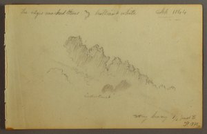 Piirros, Pilvitutkimus, 1844 tekijältä Frederic Edwin Church