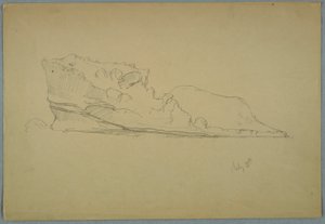 Piirros, kelluva jäävuori, 15. heinäkuuta 1859. tekijältä Frederic Edwin Church