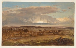 Piirros, Hudson Valley, huhtikuu 1867 tekijältä Frederic Edwin Church
