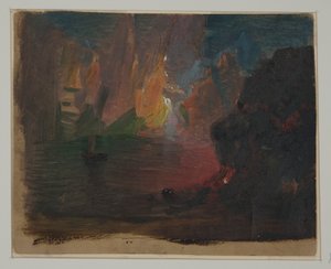 Piirros, Jäävuori fantasia, noin 1859 tekijältä Frederic Edwin Church