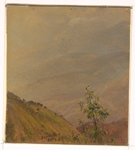 Piirros, maisema, heinäkuu 1865 tekijältä Frederic Edwin Church