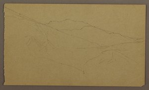 Piirustus, maisema, touko-elokuu 1865 tekijältä Frederic Edwin Church