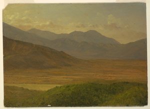 Piirros, maisema, toukokuu 1865 tekijältä Frederic Edwin Church