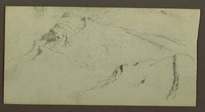 Piirros, Vuorenhuiput, mahdollisesti 1868 tekijältä Frederic Edwin Church