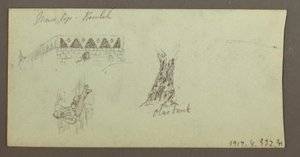 Piirros, vuoristo, helmikuu 1868 tekijältä Frederic Edwin Church