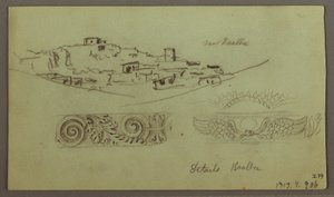 Piirros, Vuoristoselvitys, 6. toukokuuta 1868. tekijältä Frederic Edwin Church