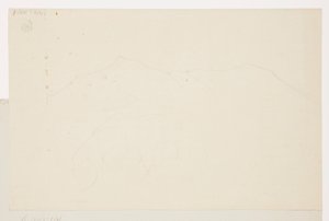 Drawing, Mt. Katahdin, Maine, 1870–78 tekijältä Frederic Edwin Church