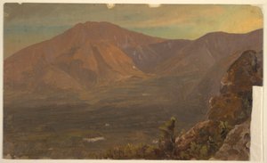 Piirros, Katahdin-vuori ja Turner, 1860-78. tekijältä Frederic Edwin Church