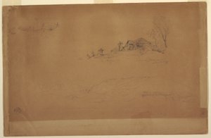 Piirros, Guarandan lähellä, Ecuador, 10. kesäkuuta 1857. tekijältä Frederic Edwin Church