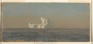 Piirros, Icebergin edustalla, Newfoundland, kesäkuu 1859. tekijältä Frederic Edwin Church