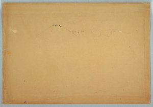 Piirros, Katahdin-vuoren ääriviivat, Maine, n. 1856-60. tekijältä Frederic Edwin Church