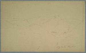 Piirros, Petty satama, 24. kesäkuuta 1859. tekijältä Frederic Edwin Church