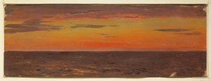 Piirros, merimaisema, kesäkuu 1859 tekijältä Frederic Edwin Church