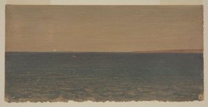 Piirros, Merimaisema ja jäävuori, 1859 tekijältä Frederic Edwin Church