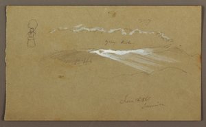 Piirros, taivas, hahmo, 12. kesäkuuta 1865. tekijältä Frederic Edwin Church