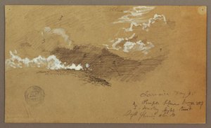 Piirros, taivas, toukokuu 1865 tekijältä Frederic Edwin Church