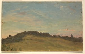 Piirros, Kesämaisema, 1870-80 tekijältä Frederic Edwin Church