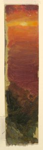 Piirros, auringonlasku, 1868 tekijältä Frederic Edwin Church
