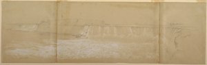 Piirros, Niagaran putoukset, syyskuu tai lokakuu 1856. tekijältä Frederic Edwin Church